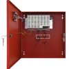 Zasilacz buforowy w metalowej obudowie 385x402x88mm, z panelem LCD, do systemów przeciwpożarowych EN54C 27,6V/5A/2x17Ah/LCD