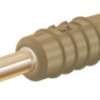 2 mm plug, solder connection, 0.5 mm², brown, 22.2609-27