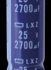 ELXZ250ELL272MK40S ELKO, 2700 µF, 25 V, 105 °C