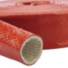 Tuleja ogniochronna 32mm Czerwony Włókno szklane z powłoką silikonową RS PRO