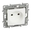 NILOE/NILOE SELECTION Gniazdo pojedyncze bez uziemienia 2p zaciski śrubowe białe 764538 LEGRAND