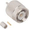 TNC plug 50 Ω, RG-178, RG-196, Belden 83265, crimp connection, straight, 122429