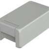 Aluminum enclosure, (L x W x H) 159 x 86 x 60 mm, light gray (RAL 7035), IP69K, 00113125