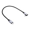 Kabel USB Akyga USB typ C / Lightning kątowy 2.0 0.3m
