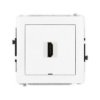 Deco Mechanizm Gniazda Pojedynczego Hdmi 2.0, Bez Pola Opisowego, Biały Mat...