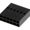 Molex Obudowa złącza pin żeńskiego na kabel Ilość pinów 12 Wymiary siatki: 2.54 mm 901430012 1 szt. towar pakowany luzem