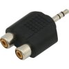 Przejście AUDIO Jack wt.3,5st-2gn.RCA / ZLA0298