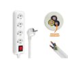 Przedłużacz elektryczny 1,5m/4gn z.u.+wył./ Lx9542