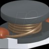 PISG-150M-01 SMD power inductor, PISG, ferrite, 15 µ
