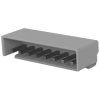 Pin header, 8 pole, pitch 3.96 mm, straight, gray, 1744487-8