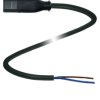 Pepperl+Fuchs 70128056 Złącze konfekcjonowane czujnika/aktuatora 0.5 m Ilość pinów: 2 1 szt.