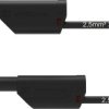 Schützinger VSFK 8500 / 2.5 / 50 / SW Przewód pomiarowy bezpieczny złącze męskie 4 mm złącze męskie 4 mm 50.00 cm czarny