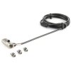 StarTech.com LTULOCK4D 6.5' (2m) 3-in-1 Universal Laptop Cable Lock - 4-Digit C