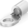 Uninsulated ring cable lug, 0.26-1.65 mm², AWG 22 to 16, 3.02 mm, M3, metal, 36467