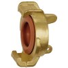 GEKA blind coupling, 40 bar, brass, for drinking water, 107818