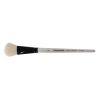Daler Rowney Graduate White Goat Oval Wash Short Handled Brush Size 1"