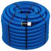 Rura karbowana AROT 32mm dwuwarstwowa osłonowa do ziemi peszel z pilotem 450N HDPE niebieska 25m ITALINE