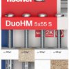Fischer 572912 DuoHM 5x55 S PH PZ Kotwa do pustaków ściennych 55 mm 4 szt.