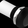 Pushbutton, 1 pole, black, unlit , 0.12 A/125 VAC, 0.2 A/50 VDC, 13.6 mm, IP68, 2329361-1