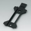Wall mount, ABS, (L x W) 104 x 48 mm, black, B1360029