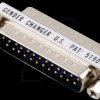 Gender changer, adapter, 2x 25-pin D-sub ST/BU