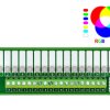 Screw Mount 16 RGB LED Indicator Light Module, DC5 - 32V, Red Green Blue