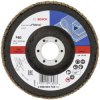 Bosch 2608603718 X431 Flap Disc 125mm Dia Zirconium Oxide Standard Metal