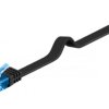 CAT 6a kabel krosowy płaski,U/UTP, Czarny