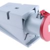 Złącze przemysłowe - zasilające 63A Gniazdo 415 V 3P + N + E Żeński Amphenol Industrial Czerwony Montaż ścienny IP44