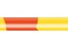 PVC-switching strand, highly flexible, LiYv, 0.14 mm², 18 x 0.1 mm, yellow/red, outer Ø 1.1 mm, BYB-5-92F5394