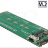 63953 U.2 SFF-8654 / SATA converter > 1 x M.2 key M slot