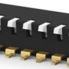 DIP switche, Off-On, 8 pole, straight, 0.025 A/24 VDC, 2319764-4