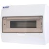 Rozdzielnica natynkowa S-12 (N+PE) 1x12 moduły IP40 303x250x101mm drzwi transparentne dymne INCOBEX