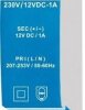 Zasilacz impulsowy 12V/12W - FSNT14-12V/12W