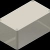 Aluminum die cast enclosure, (L x W x H) 114.3 x 63.5 x 54.9 mm, silver, IP54, AL 5.0