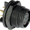 Panel plug, 3 pole, THT, screw locking, straight, PX0413/03S/PC