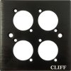 Cliff CP30500C Płyta mocująca czarny 1 szt.