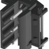 Pin header, 3 pole, pitch 5.08 mm, straight, black, 7924940000