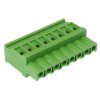 8-Way 5.08mm Vertical Pluggable Terminal Block Green 15A 300V
