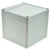 Obudowa; uniwersalna; G2102; poliwęglan; 100mm; 100mm; 90mm; IP65; jasnoszary; tłoczona pokrywa; Gainta; RoHS