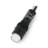 Kontrolka 12V DC - 8mm - biała