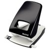 Leitz 51380095 Heavy Duty 2-Hole Punch NeXXt 40 Sheets Metal Black