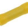 Konektor rurkowy zaciskany, żółty