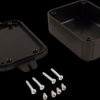 ABS enclosure, (L x W x H) 80 x 60 x 30 mm, black (RAL 9005), IP54, RL6105-FBK