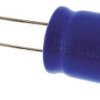 Kondensator 100μF 200V dc Radialny, Otwór przelotowy Nichicon roztaw: 7.5mm 16 x 25mm
