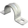 Clamp, max. bundle Ø 7 mm, steel, galvanized, (L x W x H) 32 x 10 x 6 mm, 1018078