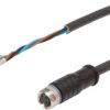 Vka05075 Kabel Połączeniowy, 10 M, Gniazdo M8 3-Stykowe Proste, Wolny Koniec...