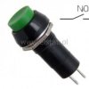 Przeł. przycisk okrągły chwilowy NO zielony