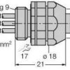 Turck 6935159 Gniazdo montażowe czujnika/aktuatora złącze żeńskie chassis do wbudowania 10 szt.