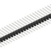 Pin header, 30 pole, pitch 2.54 mm, straight, black, SL12SMD10930Z
